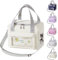 jiuzcare Picknick Tasche 9L Kühltasche Lunchbag Kleine Kühltasche Lunch Tasche Kühltasche Eistasch Kühltasche Für Lunchboxen Klein Thermotasche Faltbar Kühltasche Klein Lunchpaket Isolierte Box, Beige