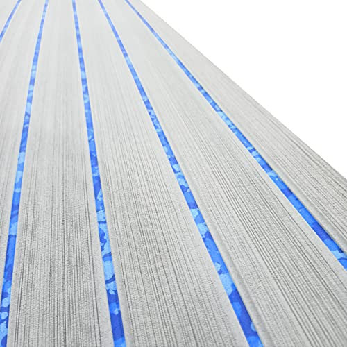 HZshark Boat Flooring EVA Foam Decking Sheet Marine Floor Teak Marine Carpet, 6mm Marine Deck Boat Flooring Non-Slip Boat Carpet for Boats Yacht Kayak Motorboat Golf Cart RV Golf Cart Cooler Tops