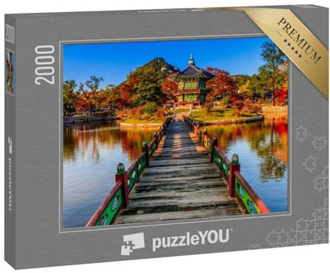 puzzleYOU: Puzzle 2000 Teile „Palast inSeoul, Korea“