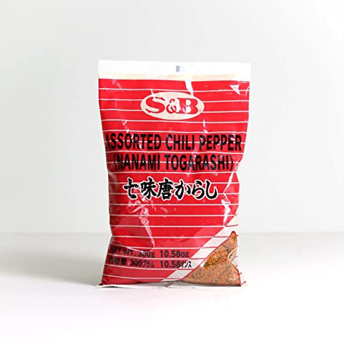 S&B Nanami Togarashi Siete Especias Chili Pepper Surtido 300G Bolsa (Caja de 2)