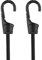 Grevosea 45cm Elastic Bungee Cords, 2Pcs Black Bungee Straps Heavy Duty Bungee Ropes with Hooks for Caravan RVs Trunks Luggage Racks Tie Downs Locking
