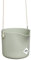 elho B.for Swing 18 - Hanging Plant Pot Indoor - 100% Recycled Plastic - Ø 18.0 x H 16.5 cm - Green/Stone Green