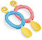Vicloon Cuillères en Silicone pour Bébé - 2pcs Cuillère D'apprentissage Ergonomique Sans BPA - Ustensile Adapté à la Dentition Première Étape Recommandé