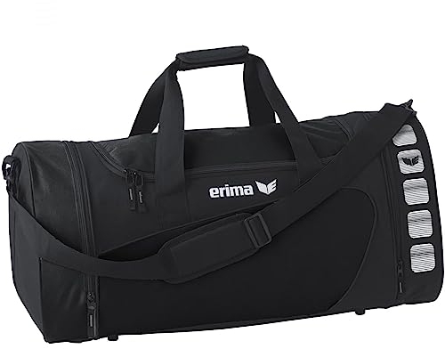 Erima Club 5, Sporttasche Unisex - Erwachsene, Schwarz/Schwarz, M