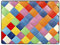 ROOZEE Bunter karierter Flanell-Teppich, rutschfest, 160 x 120 cm, weich und langlebig, Heimdekoration, Teppiche für Wohnzimmer und Schlafzimmer