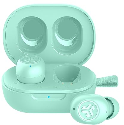 JLab JBuds Mini In Ear Kopfhörer kabellos Bluetooth, True Wireless Kopfhörer, 20+ Std Headphones, kabellose Ohrhörer, Earbuds mit Mikrofon, Ladebox, Dual Connect, EQ3 Sound, Minzgrün
