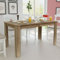 CIADAZ Esstisch 140x80x75cm Eiche Modern Konferenztisch Küche Esszimmer Tisch