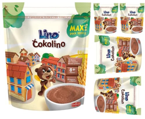 Lino Cokolino Beutel Muesli Cornflakes Cerealien 1000 gramm x 5 STÜCK