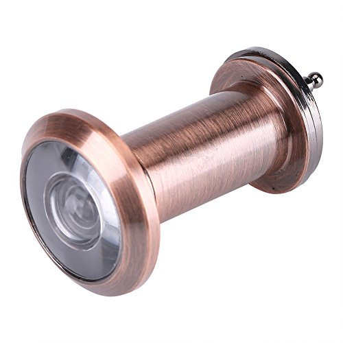 Türspion, Türspion 200 Grad Home Security, Optisches Glas, Weitwinkel-Türspion, Guckloch, Zinklegierung, Türbereichsspion, Türspion (Roségold)