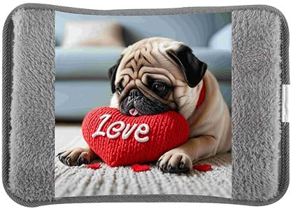 Elektrische Wärmflasche mit weichem Plüschfutter; 500 W; nützlich als Handwärmer und Fußwärmer; ideal zur Reduzierung von Muskel-, Rücken- und Menstruationsbeschwerden (7)