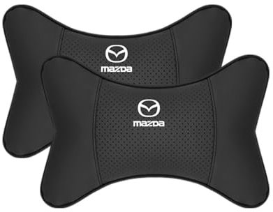 DSEEAK 2 Stück Auto Kopfstütze, für Mazda 2 Hybrid 2019-2022 2023 2024 Memory Foam Auto Nackenkissen Abnehmbarem AutoSitz Kopfstütze Bequeme Nackenstütze Kopfkissen,C