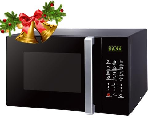 Techomey Combination Microwave 25L With 9 Auto Menus, Oven and Grill, 11 Power Levels, 900W, Easy to Clean
