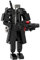 Skibid Toilet Titan Monitoring King Building Block Toy Kit,Toilet Zombie Universe Dual Blade Monitoring Man Game Model Toy Collectible Halloween Children Adult Game Fans C