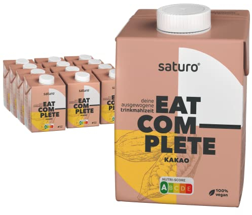 Substitut de Repas Complet Diététique Prêt à Consommer Riche en Protéines, Vitamines et Minéraux – Milk-Shake/ Smoothie pour Perdre du Poids (Chocolat)lot de 12x500ml