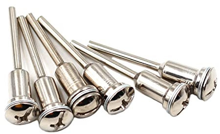 Preamer 6pcs 1/8 Shank Arbor Cut-off Wheel HSS Mandrel Holder Compatible with Most Rotary Tool Accessory Bit