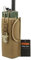 EXCELLENT ELITE SPANKER Tactical Universal Radio Holster Pouch Holder Case Bag Molle Adjustable Military Walkie Talkie Holder(Coyote Brown)