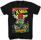 Marvel Mens Comics Group Shirt - X-Men Phoenix Mens Tee - Throwback Classic T-Shirt (Black Phoenix, Large)