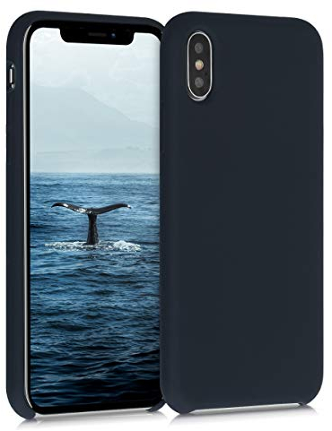 kwmobile Housse Compatible avec Apple iPhone X Coque - Housse de téléphone Protection Souple en TPU Silicone - Myrtille