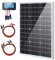 XINPUGUANG kit solar 50W 12v fuera de la red, Panel Solar monocristalino 50 vatios, controlador solar 10A 12V/24V, Ideal para camping, caravana, barco, autocaravana, casa (50)