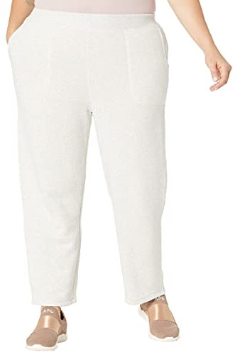 Madewell Plus MWL Airyterry Sweatpants mit genähten Taschen, Heather Light Grey, 3X