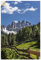 ARTland Wanddeko Wandtattoo selbstklebende Vinylfolie 40x60 cm Landschaftsbilder Südtirol Berge Alpen Wald Dolomiten Natur U2JE