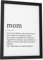 Papierschmiede® Definition Mom, A5 (15x21 cm) Poster für Wohnzimmer, Schlafzimmer, Küche, Esszimmer, Wandbild Geschenk Wanddeko Spruch English - ohne Rahmen