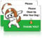 GLOBLELAND 2Pack No Pooping Dog Signs Please Clean Up After Your Dog Sign Pick Up Your Dog Poop Signs 7x10inch Aluminum Metal Signs