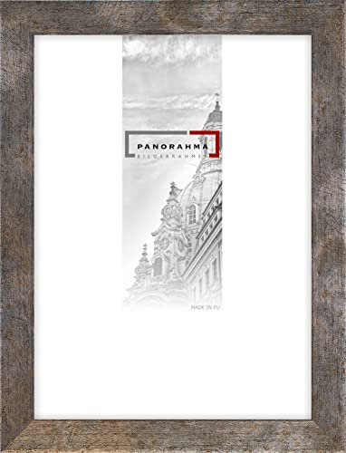 Holz-Bilderrahmen Kiel, Bildformat: 20 x 30 cm, Altsilber, Echtglas