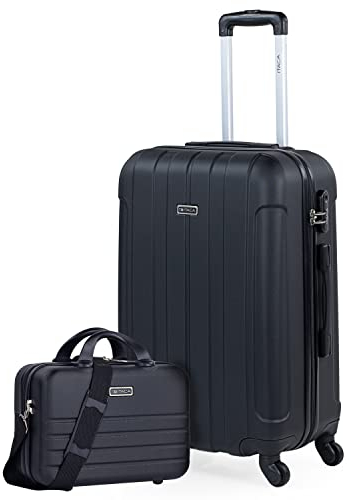 ITACA - Gepäck-Sets, Reisekoffer, Reisekoffer Set, Kofferset, Hartschalenkoffer, Trolley-Set, Luggage - Große Auswahl an Koffer & Trolleys für Jede Reise!, Schwarz