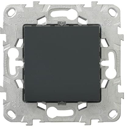 Mécanisme obturateur à vis 2 modules anthracite Unica
