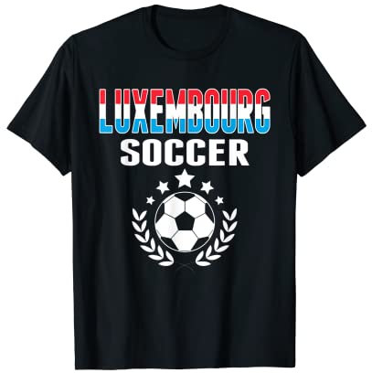 Proud Luxembourg Soccer Fans Trikot Luxemburgischer Fußball T-Shirt