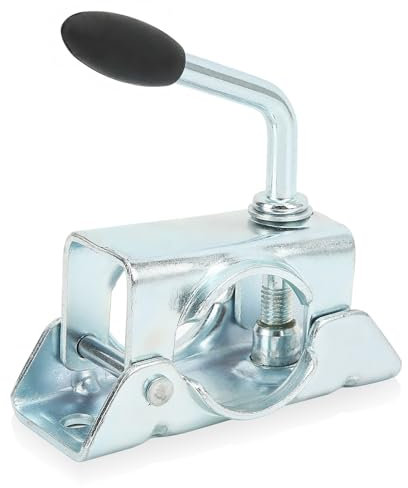 Uxsiya Soporte de rueda abrazadera de fijación dividida, profesional, resistente al óxido, práctico, de alta resistencia, 48 mm/1. 89 pulgadas para RV para remolque, otros medios de
