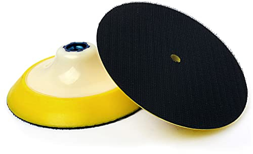 HOMESOM 5 Inch Hook and Loop Backing Pads Polishing Backer Pads Plate for Polishing Washing Pads Sanding Discs 1PC