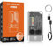 Aedcbaide V10 Mini LED Schlüsselanhänger Taschenlampe, 1000 Lumen Buzzer Keychain Light IPX4 Wasserdichte Taschenlampe Magnetisch USB Aufladbar for Camping Taktische mit 14 Modes