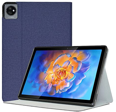 YGoal Coque pour Blackview Tab 7 WiFi/Tab 8 WiFi, Folio PU et TPU Back Case Housse Poids léger avec Multi Angles Etui Housse de Protection pour Blackview Tab 7 WiFi Tablet, Bleu