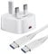 25W Charger Plug and Cable for Samsung A35 A15 A16 A55 5G A26 A36 5G iPhone 16e Galaxy Tab S10 Plus/S10 Ultra/A9/A9+/S9 FE/S9/S8/S25/S23 FE/S24/A53 A25 A14 A23 A33 Super Fast USB C Charging Adaptor