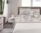 Il Gruppone Passione Casa Completo Letto in Cotone Di Flanella Calda e Morbida Anti Pilling - Set Lenzuola Flanellato 3 Misure parure con Federe - Singolo - Riga Rosa (Matrimoniale, Roses Gray)