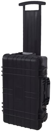 LAPOOH Werkzeugkoffer/Gerätekoffer mit Schaumstoffeinlage und Rädern, Werkzeugtrolley, Werkzeugset, Werkzeug-Sets, Tool Set, Werkzeugtasche Gefüllt