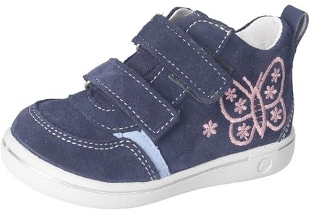 RICOSTA Jungen Stiefel LIV, Baby und Kleinkinder Lauflernschuhe, Weite: Mittel, lose Einlage, Sympatex, Klettstiefel, Booties, Nautic (170), 22 EU