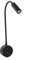 Lampe De Table Bronze 3W LED liseuse noir blanc argent col de cygne applique for tête de lit bureau 4000K interrupteur de chevet LED lampe de nuit Lampes De Bureau ( Color : 6000K , Size : Black with