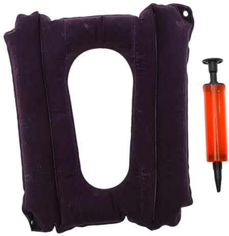 Anneome Dekubituskissen Aufblasbar Für Ältere Menschen Rollstuhl-po-pad Wundkissen Anti-dekubitus-Kissen Po-Kissen Sitzkissen Auslaufsicher Mit Ergonomischem Design