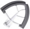 OUGPIU Kitchen-Aid K45SS Q5 Batteur flexible pour robot de cuisine 4,5-5QT