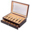 Aetherion 1 PCS 23 Slots Wooden Pen Storage Case Luxury 2 Layer Pen Display Organizer Transparent Window Fountain Pen-Collector Box 1