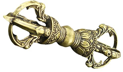 ULDIGI Metalldekor Kupfer Religion Dekor Vintage Ornament Haushaltshandwerk Metallstabstatue Kupferstößeldekor Stößelornament Wohndekor