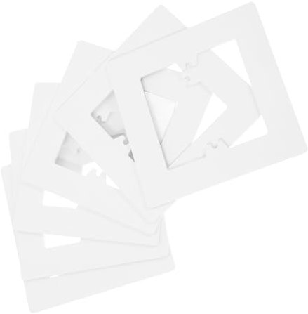 WATIIFUFU 6stücke Pc Wandabdeckung Abstandshalter Für Steckdosen Lochabdeckung Dekorative Platten Wandreparaturplatte Einfache Installation Ohne Werkzeug