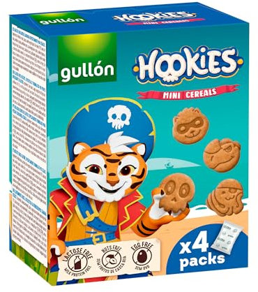Galletas Gullón Hookies Mini Cereales 160g (4x40g)