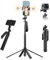 LINBER Treppiede per telefono da 71 pollici, con telecomando wireless e 2 luci di riempimento, bastone estensibile per telefono, per iPhone, Android, fotocamera e GoPro, treppiede portatile da viaggio
