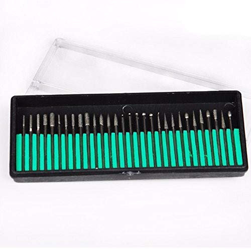 30 PC/set Taladro del clavo bits 30 fresas para torno de manicura