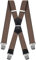 Decalen Bretelles Homme Larges Réglable Élastique Extra Fort 4 Clips en forme X