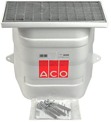 ACO Lüftungsschacht 40x40 ohne Boden Kellerschacht mit Maschenrost Rost Lüftung Keller